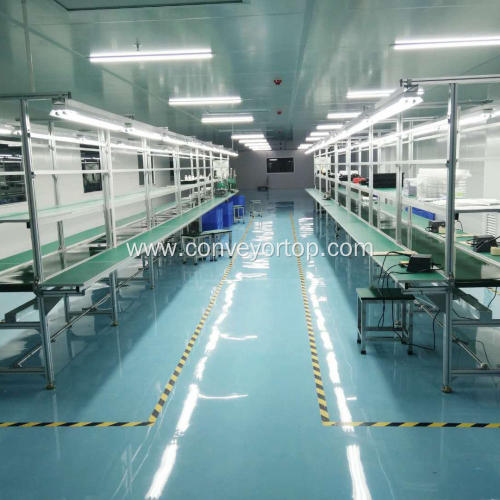 Electronic Mobile Phone Belt Conveyor Systems Assembly Line